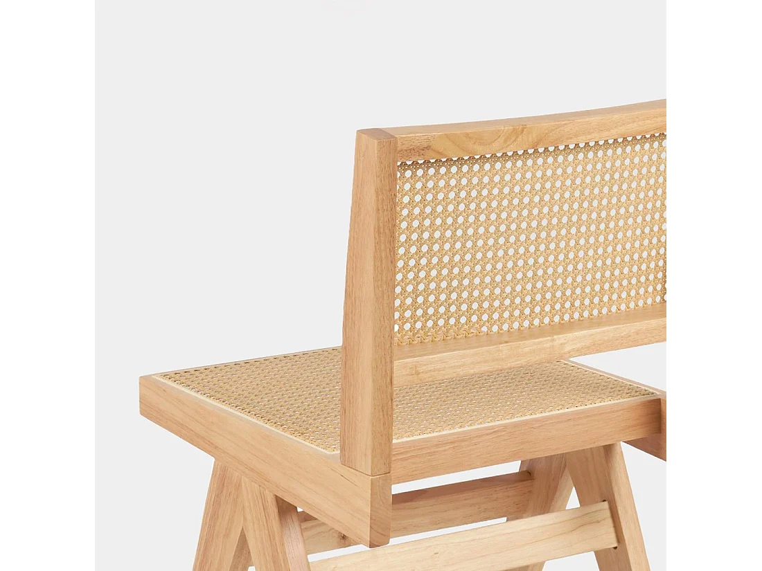 Silla de comedor de Madera Natural 80 x 44- Nelha