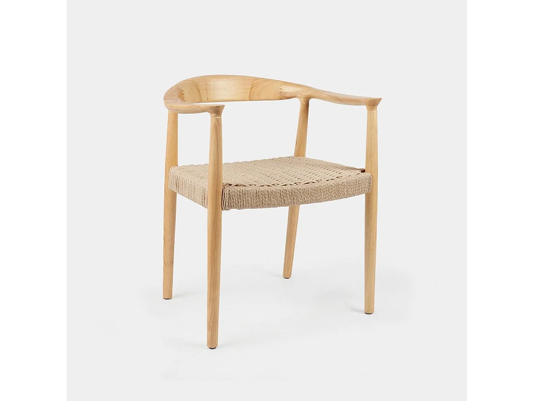 Silla de comedor de Madera Natural 74 x 65- Thesa