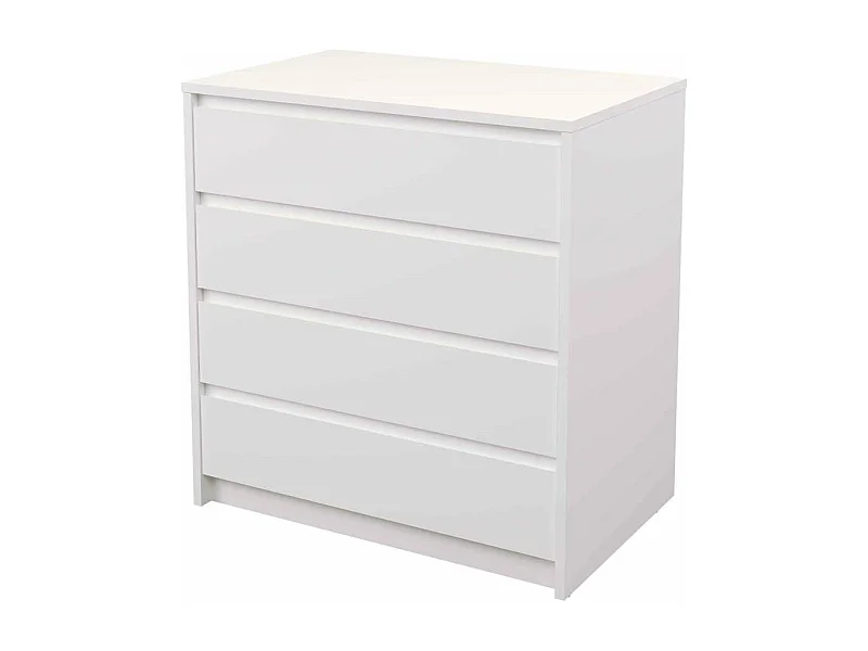 Cajonera 4 cajones Toledo acabado en blanco. 74cm(alto) 70cm(ancho) 45cm(fondo)