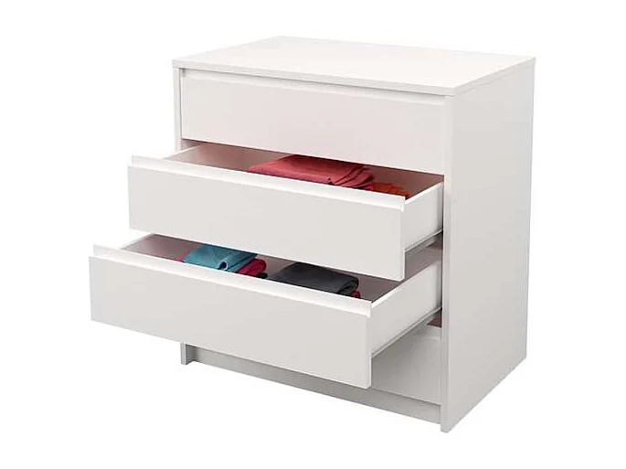 Cajonera 4 cajones Toledo acabado en blanco. 74cm(alto) 70cm(ancho) 45cm(fondo)