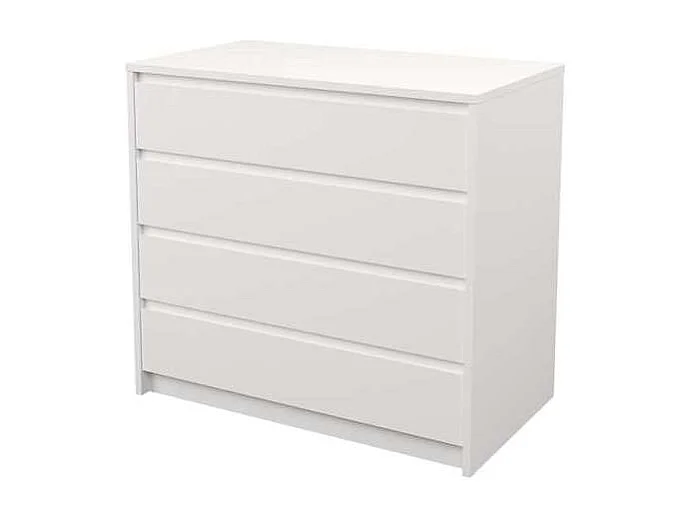 Cajonera 4 cajones Toledo acabado en blanco. 74cm(alto) 80cm(ancho) 45cm(fondo)