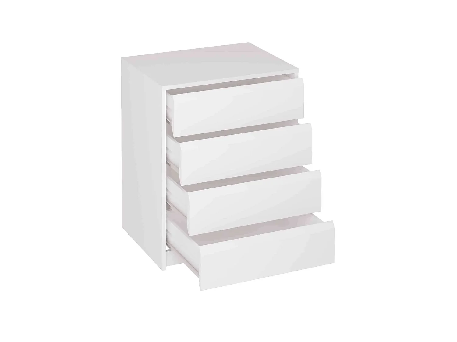 Cajonera 4 cajones Toledo acabado en blanco. 74cm(alto) 50cm(ancho) 45cm(fondo)