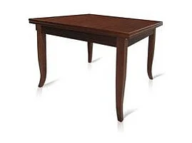 MOBILI 2G - Set tavolo 80X80 legno allungabile quadrato con 4 sedie legno seduta legno