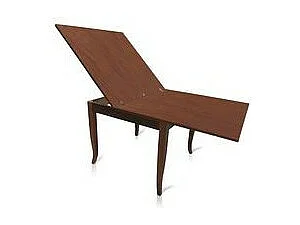 MOBILI 2G - Set tavolo 80X80 legno allungabile quadrato con 4 sedie legno seduta legno