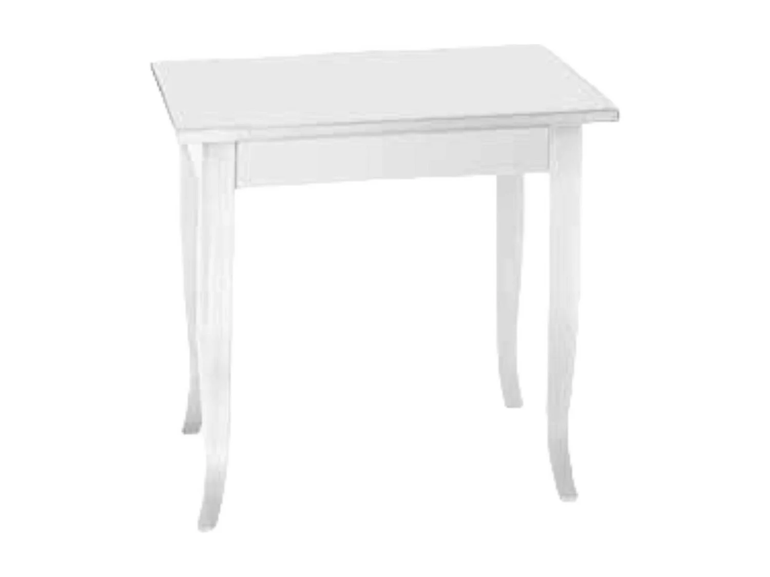 TAVOLO FISSO LACCATO BIANCO OPACO (80X80) (1238)
