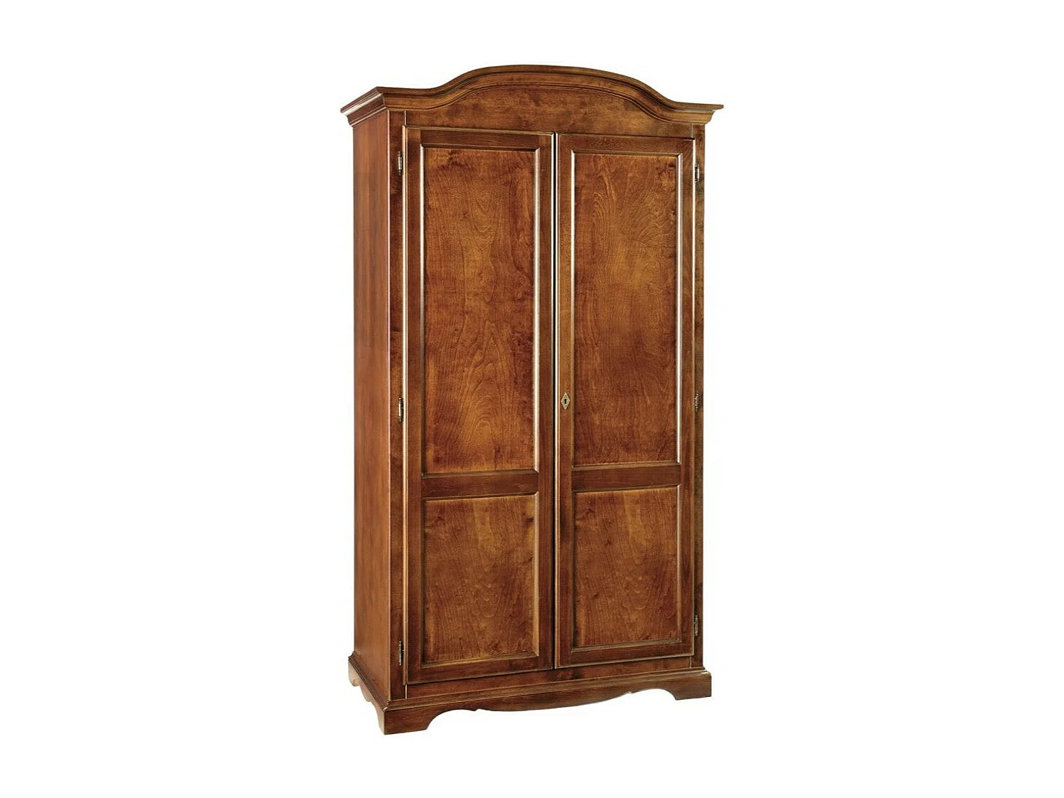 MOBILI 2G - Armadio arte povera 2 ante in legno tinta noce 107X55X197 (275)