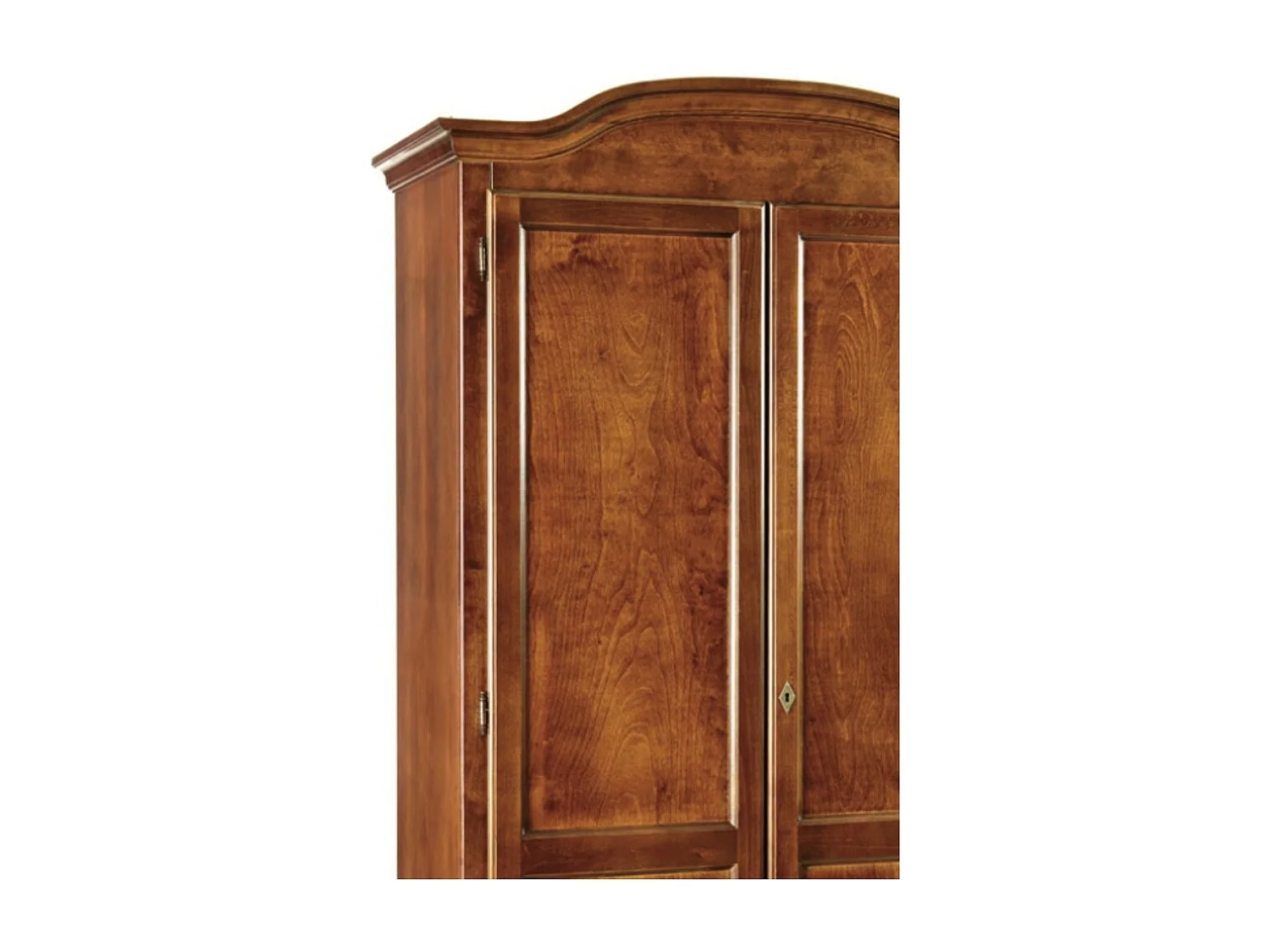 MOBILI 2G - Armadio arte povera 2 ante in legno tinta noce 107X55X197 (275)