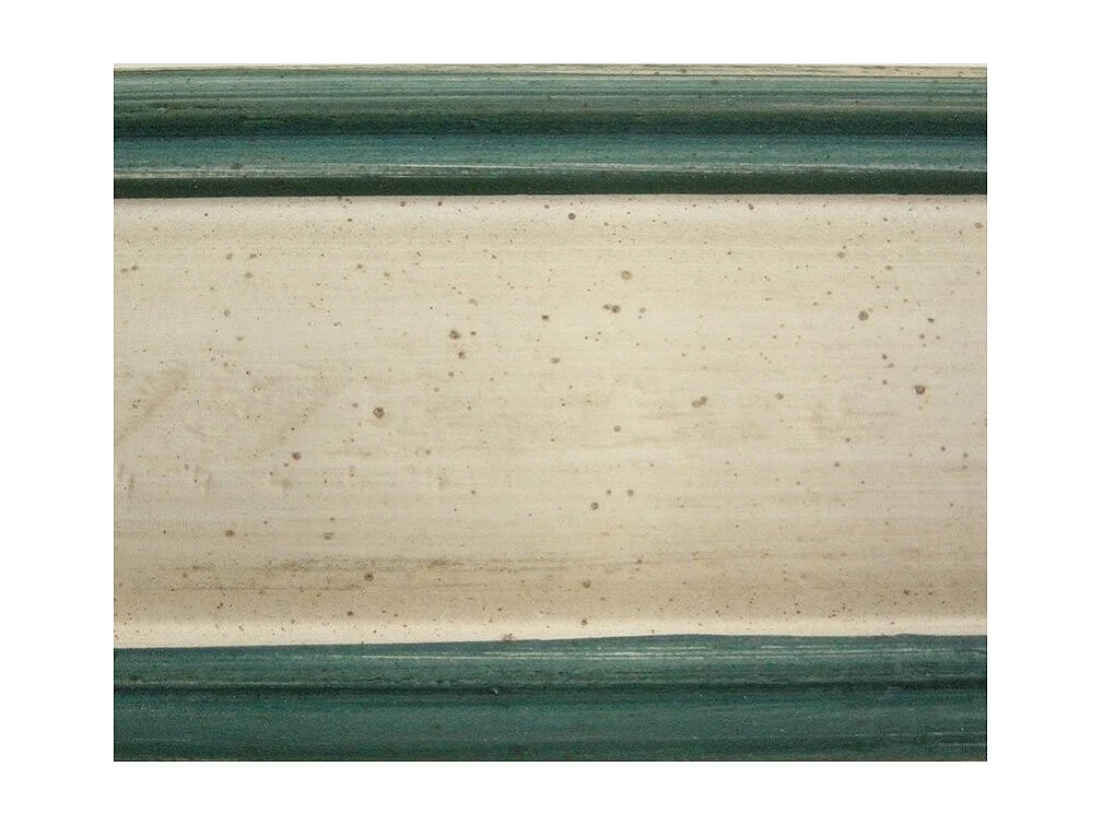 MOBILI 2G - LETTO SAGOMATO SINGOLO  BIANCO FILO BLU IN LEGNO 99x212x112 (1324)