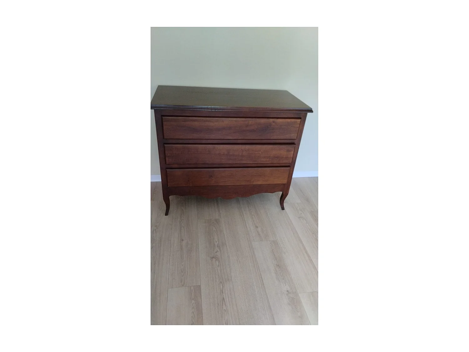 MOBILI 2G - Gruppo 1 Cassettiera 2 Comodini arte povera tinta noce (762+763)