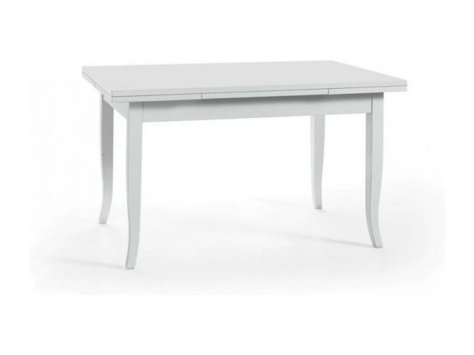MOBILI 2G - TAVOLO CON ALLUNGHE 180X90 BIANCO OPACO (738)