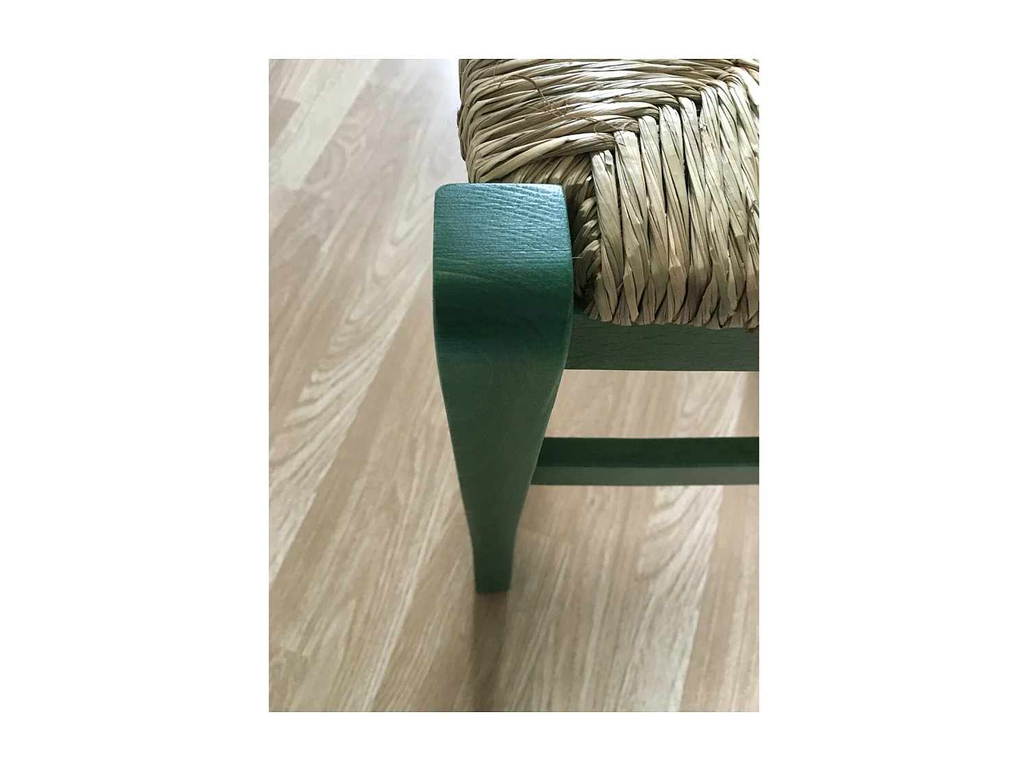 MOBILI 2G - Set tavolo legno 80x80 + 4 sedie legno Shabby Verde