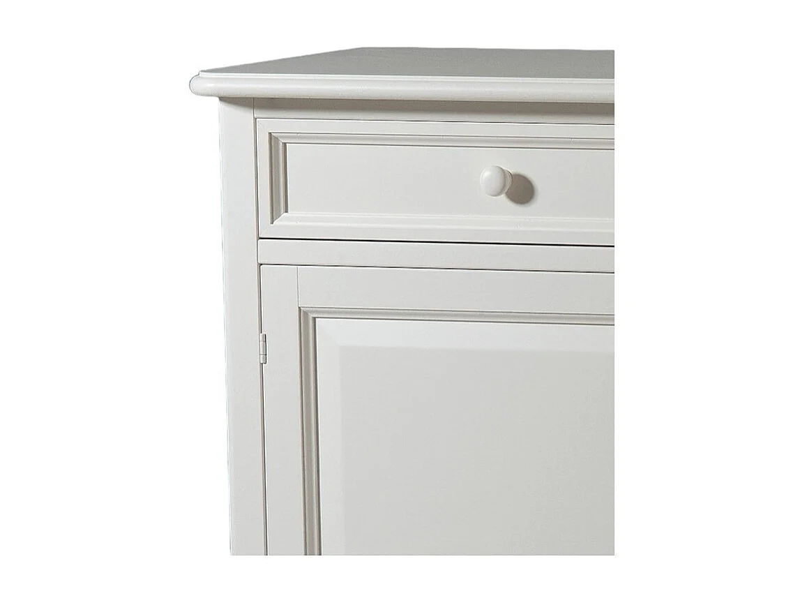 MOBILI 2G - MADIA CREDENZA LEGNO SHABBY 2 PORTE BIANCO 145X49X116H (1424)