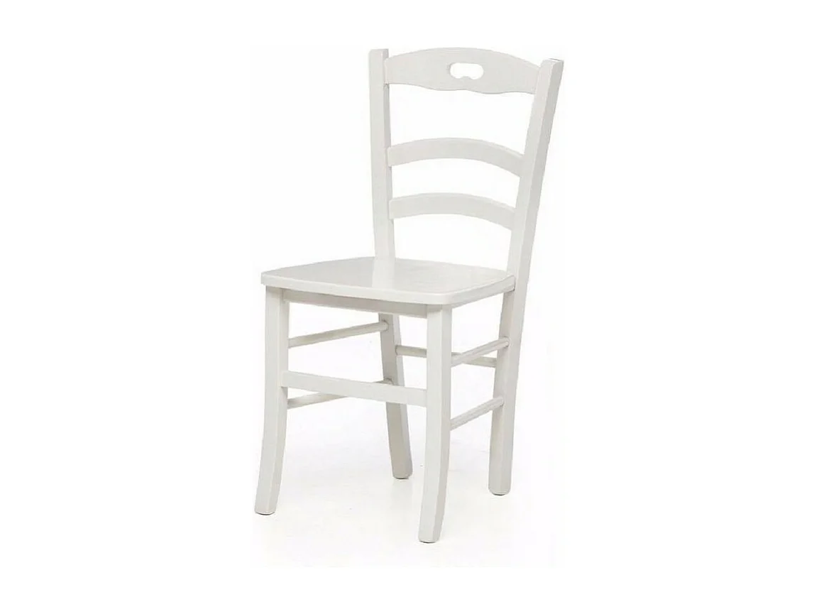 MOBILI 2G - SET 2 SEDIE SHABBY IMPUGNATURA LEGNO LACCATO BIANCO (1002)