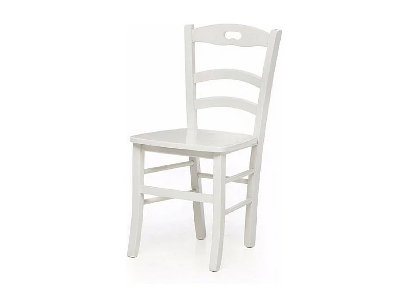 MOBILI 2G - SET 2 SEDIE SHABBY IMPUGNATURA LEGNO LACCATO BIANCO (1002)