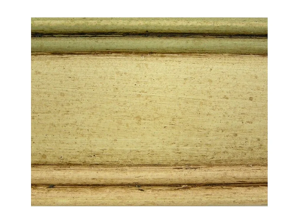 MOBILI 2G - LETTO SAGOMATO SINGOLO AVORIO ANTICO/ROSA IN LEGNO 99x212x112 (1437)