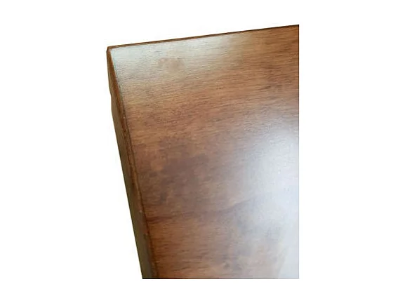 MOBILI 2G - Tavolo rettangolare allungabile legno classico Noce Arte Povera 130 X 85 (13 Sciabola)