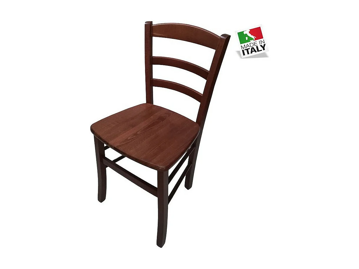 MOBILI 2G - SET 2 SEDIE CAMPAGNOLA IN LEGNO SEDUTA LEGNO (592)