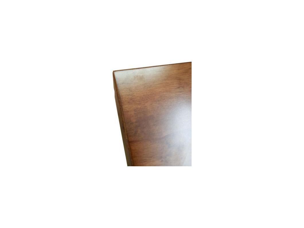 MOBILI 2G - Tavolo rettangolare allungabile legno classico Noce Arte Povera 180 x90 (13 Sciabola)
