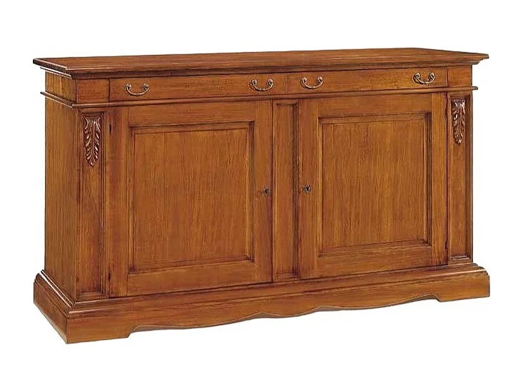 MOBILI 2G - MADIA CREDENZA IN LEGNO FINITURA BASSANO 220x115x60 (483)