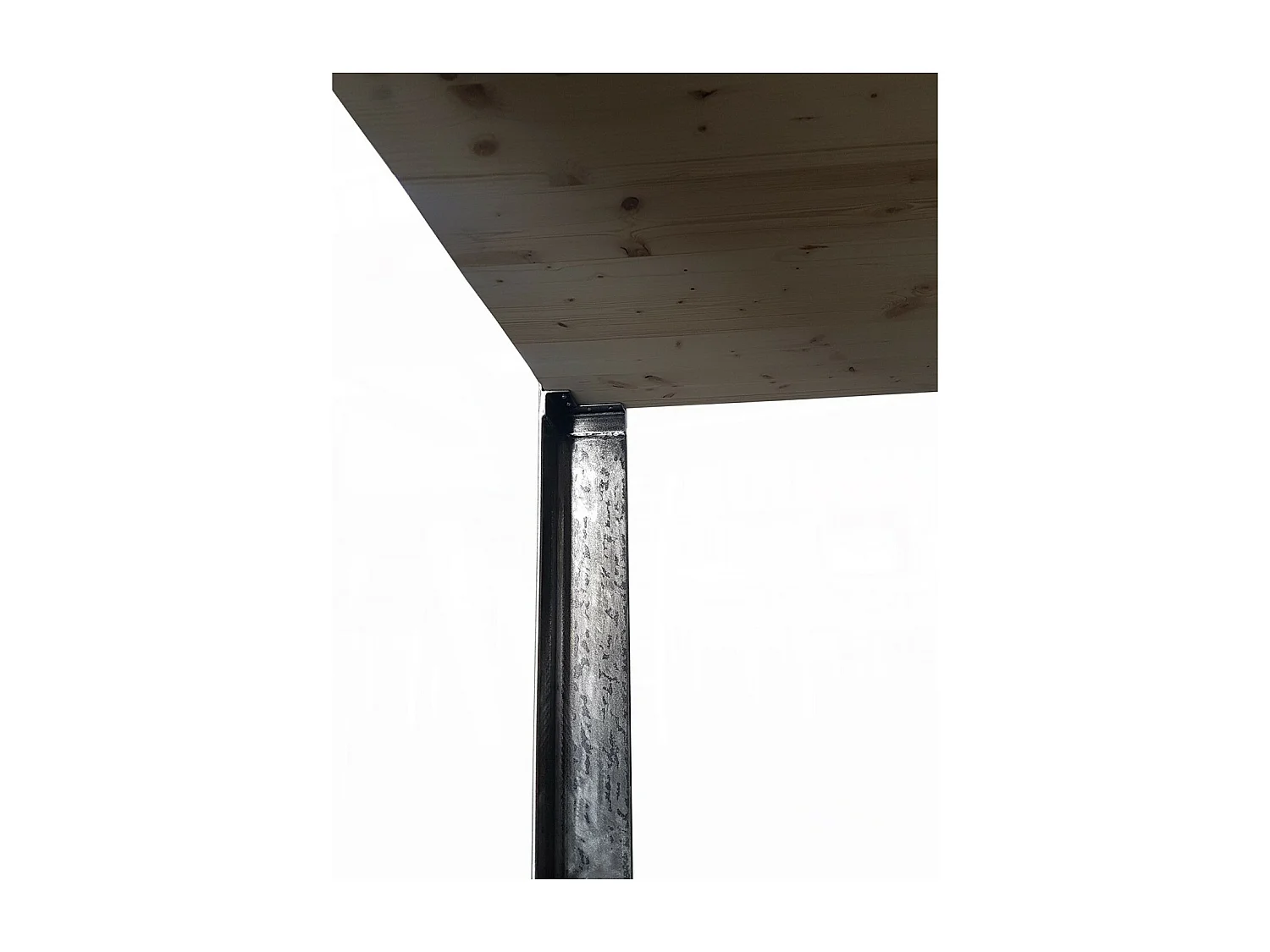 MOBILI 2G - TAVOLO FISSO RETTAGOLARE  LEGNO MASSELLO ROVERE (004)