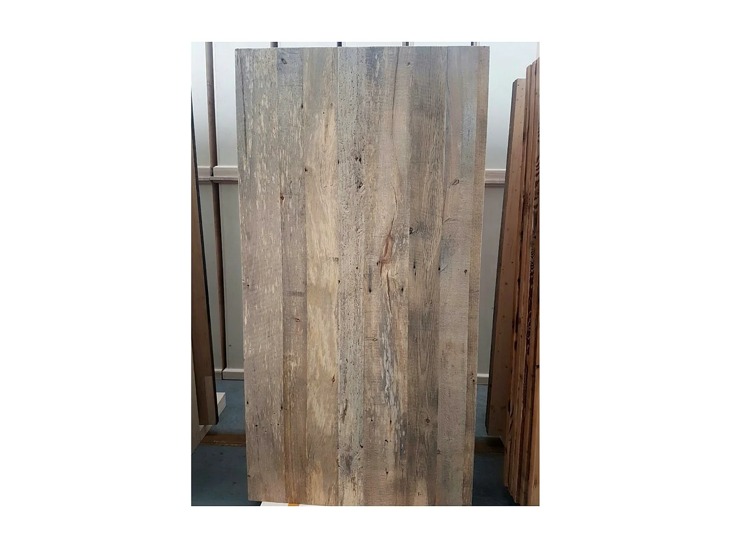 MOBILI 2G - TAVOLO FISSO RETTAGOLARE  LEGNO MASSELLO ROVERE (004)