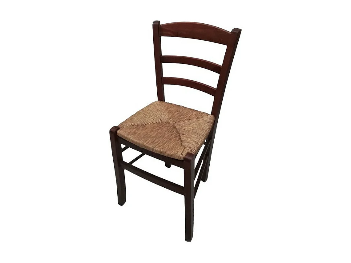 MOBILI 2G -  SET 2 SEDIE CAMPAGNOLA LEGNO/PAGLIA (593)