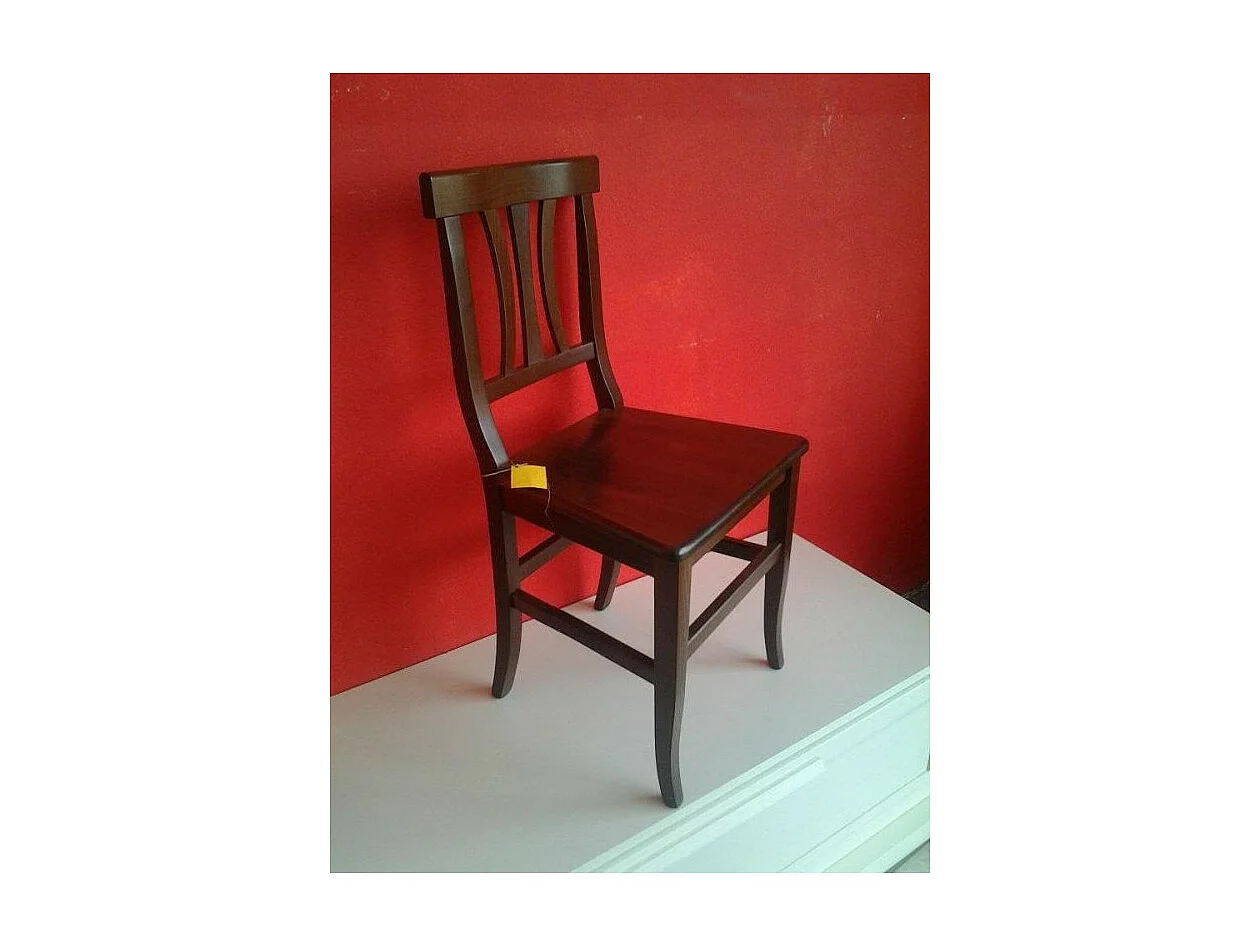 MOBILI 2G - SET 2 Sedia cucina seduta legno stile classico arte povera struttura in massello (594)