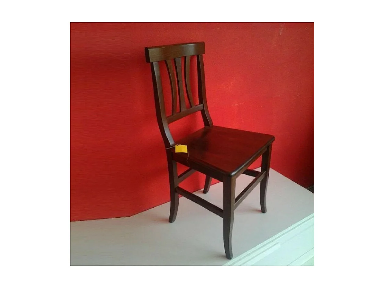 MOBILI 2G - SET 2 Sedia cucina seduta legno stile classico arte povera struttura in massello (594)