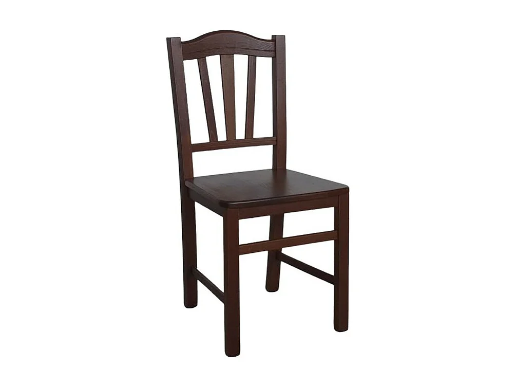 MOBILI 2G - SET 2 SEDIE GENDARME LEGNO/NOCE SEDUTA LEGNO (591)