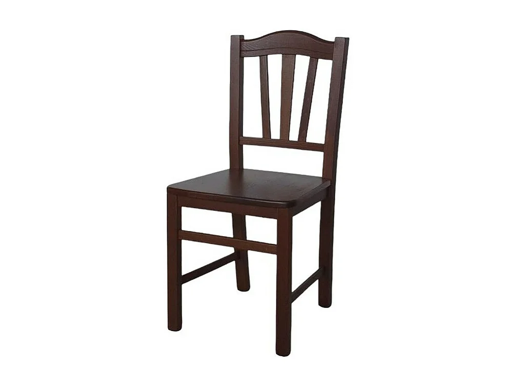 MOBILI 2G - SET 2 SEDIE GENDARME LEGNO/NOCE SEDUTA LEGNO (591)