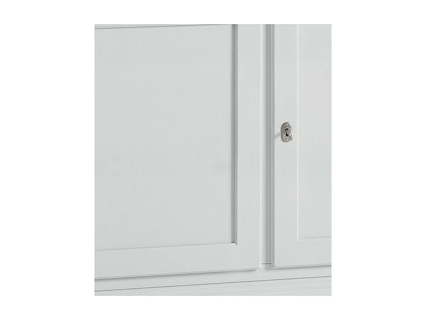 MOBILI 2G - Madia Credenza 2 porte 2 cassetti Arte povera bianco sporco L.105  P.42 H.85