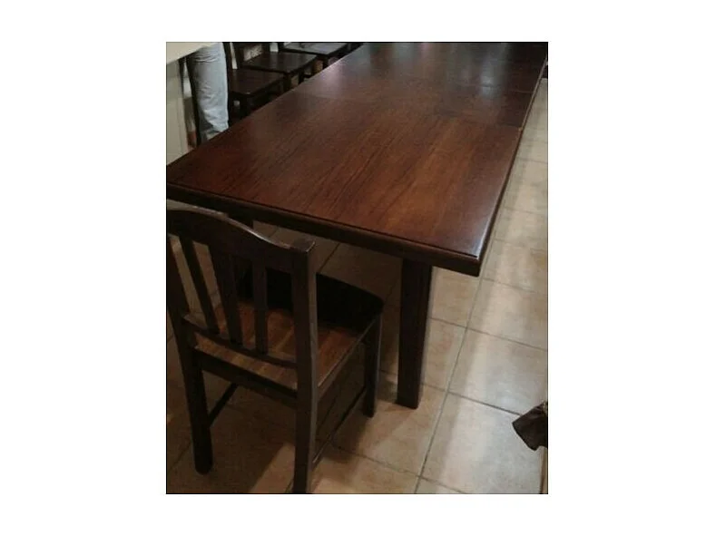 MOBILI 2G - Tavolo rettangolare allungabile in legno l.180 p.85 h.78 (67)