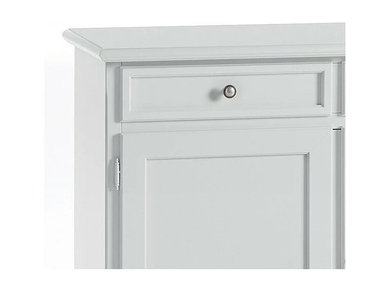 MOBILI 2G - Madia Credenza 3 porte Arte povera laccato bianco sporco L.155  P.42 H.86