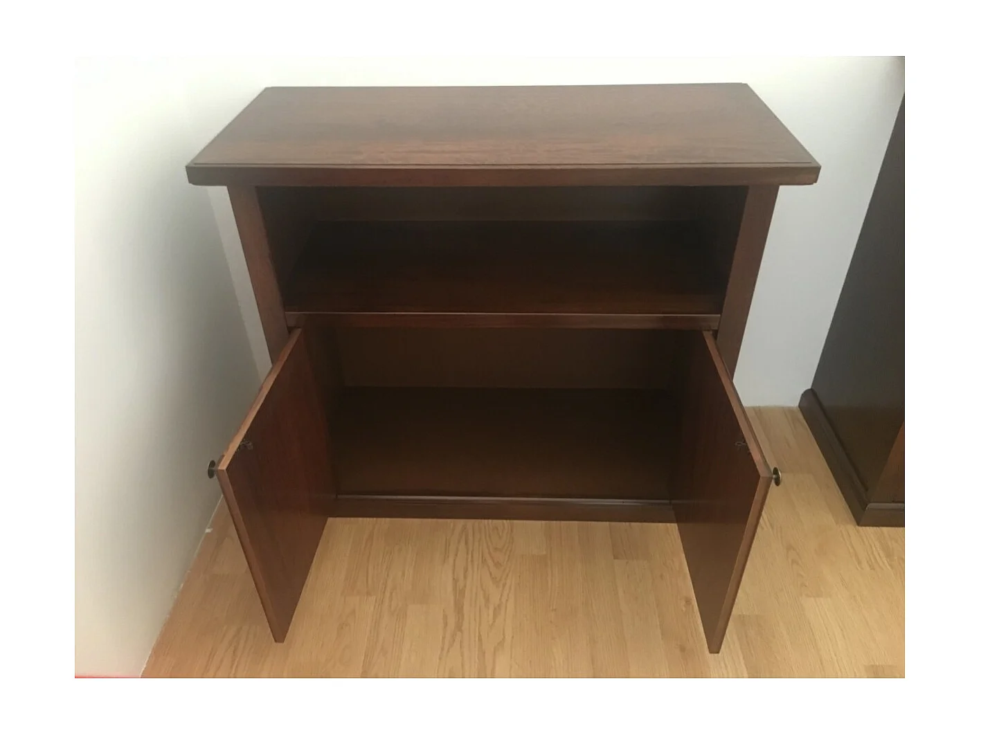 MOBILI 2G - Mobile porta TV legno arte povera Tinta Noce 86x38x75 (377)