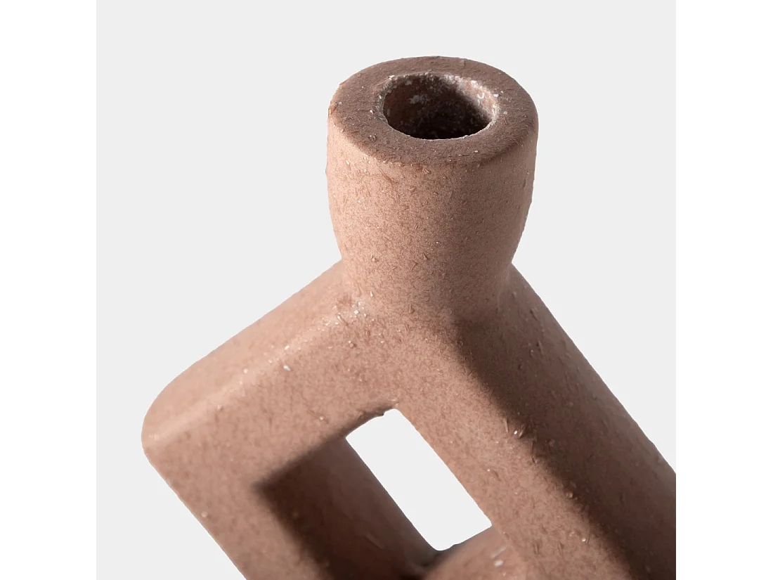 Portavelas de Gres Terracota 20 x 11- Teula