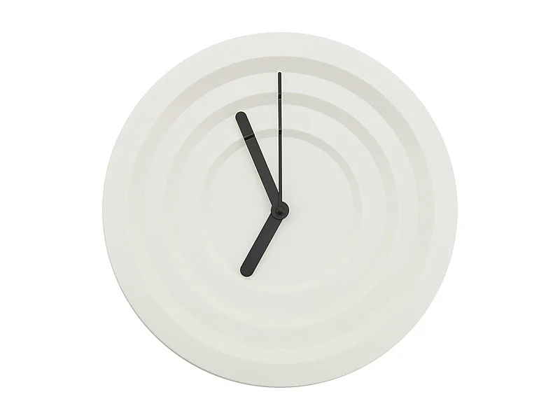 Horloge murale Furnilux - Blanc 30x30 cm - Design moderne