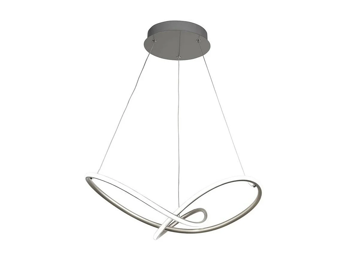 Searchlight Magic Pendentif Métal Argenté Satiné