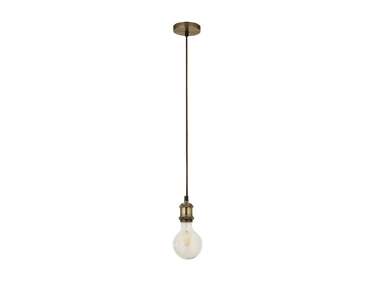 Suspension de câble de lumière du Chrome 1 noir de projecteur avec le câble textile de 1.5Mtr