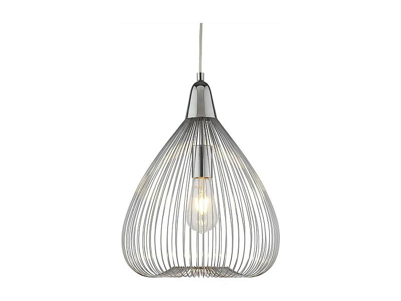 Searchlicht Pumpkin - 1 Lichtdraht Deckenanhänger Chrom, E27