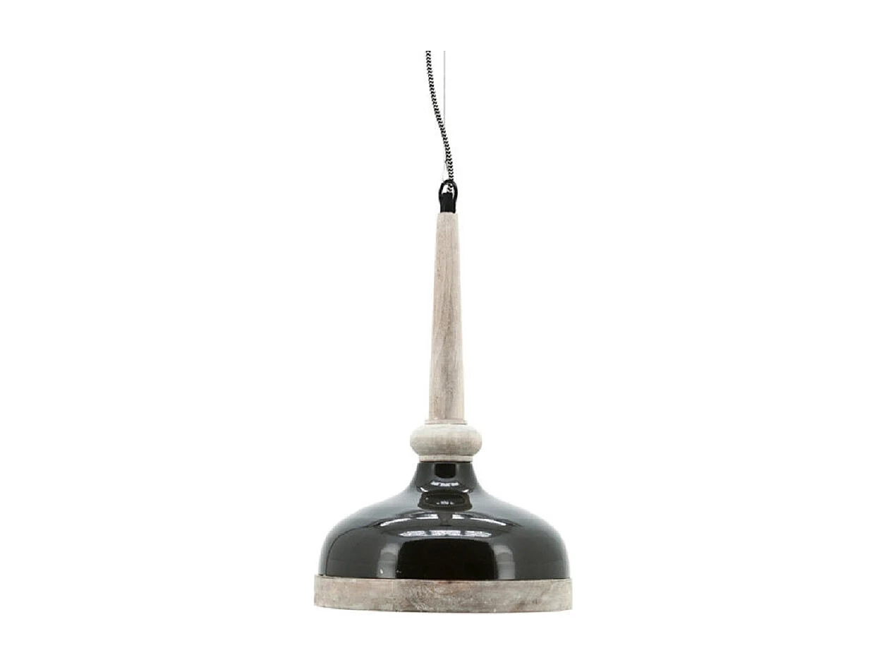 Lampe suspendue Modern Living - Noir bois - Design industriel