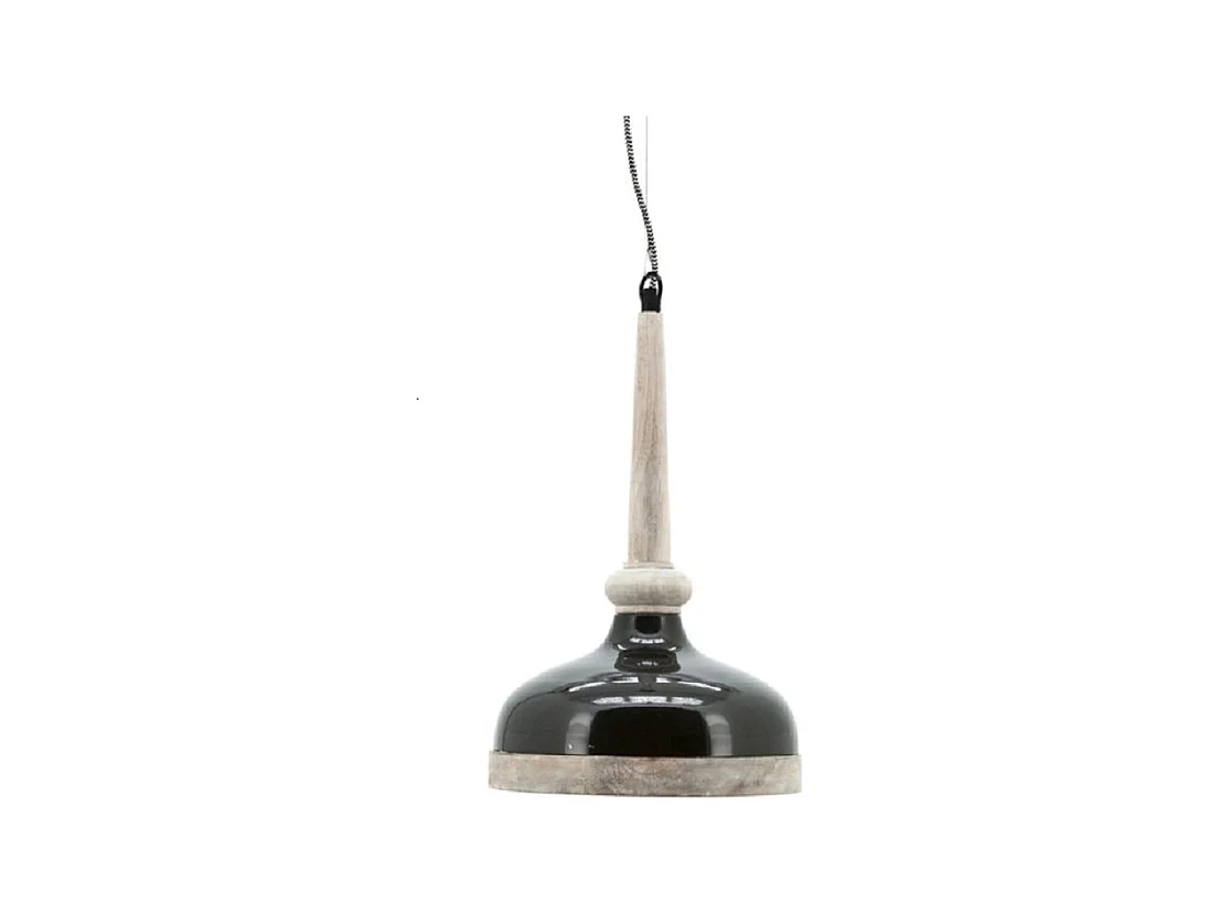 Lampe suspendue Modern Living - Noir bois - Design industriel