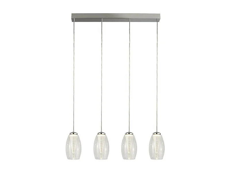 Searchlicht Cyclone 4 Lichtleisten-Anhänger, Klarglas 3000K