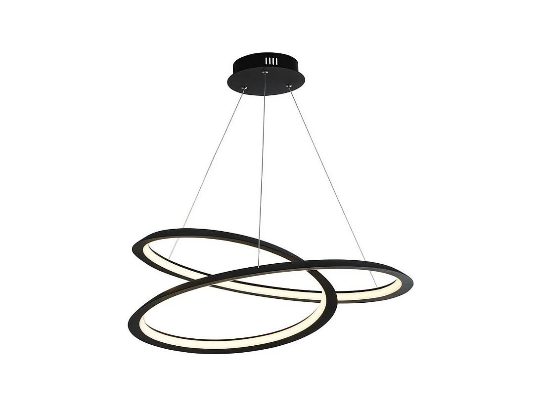 Searchlicht Swirl Led Anhänger Sand Schwarz. Dimmbar