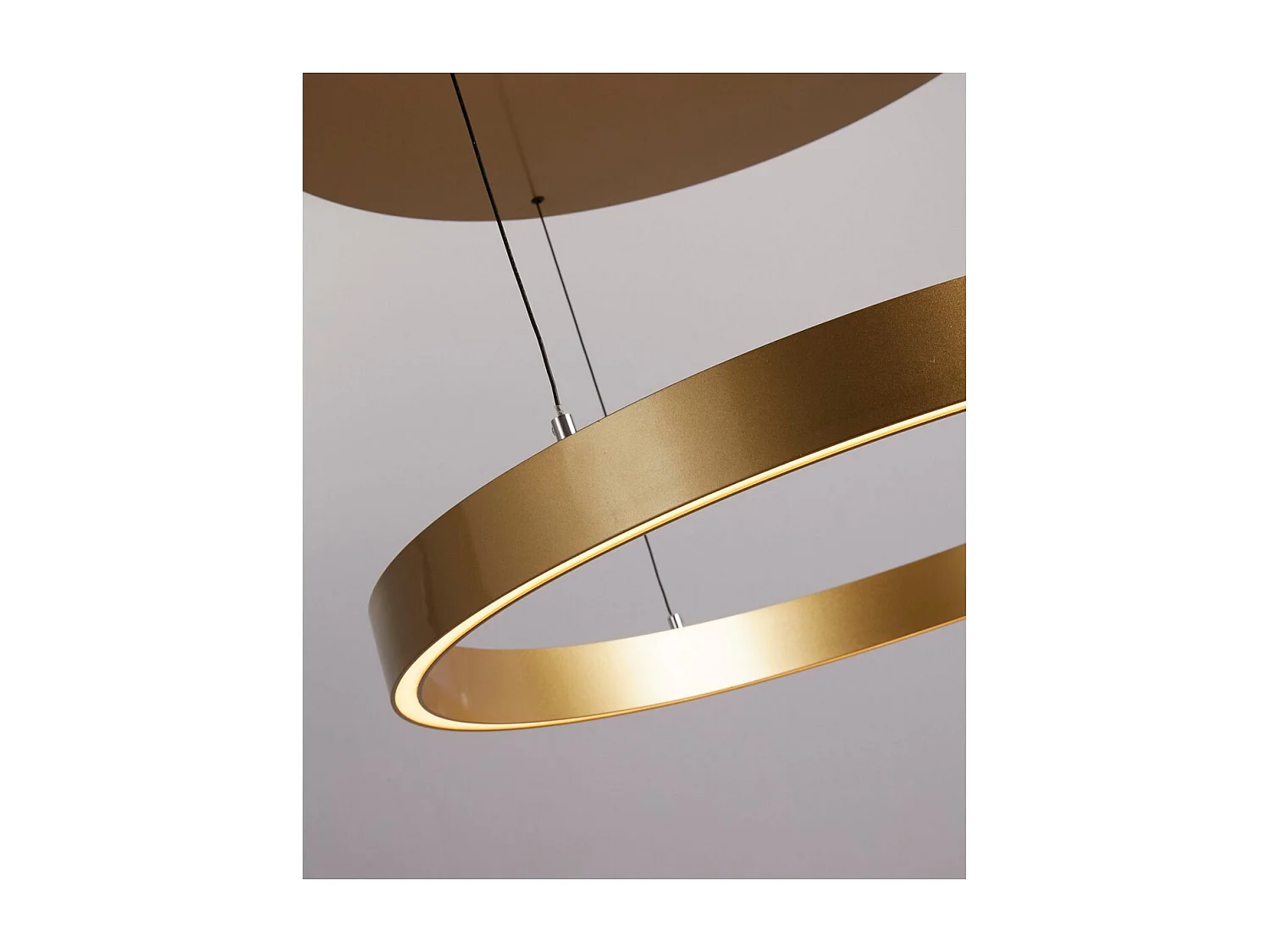 Searchlight Layla Ciondolo Gesture Control Oro, acrilico opale