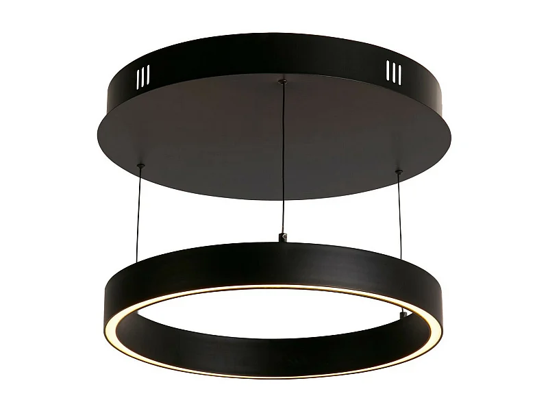 Searchlight Layla Pendente Gesture Control Nero, acrilico opale