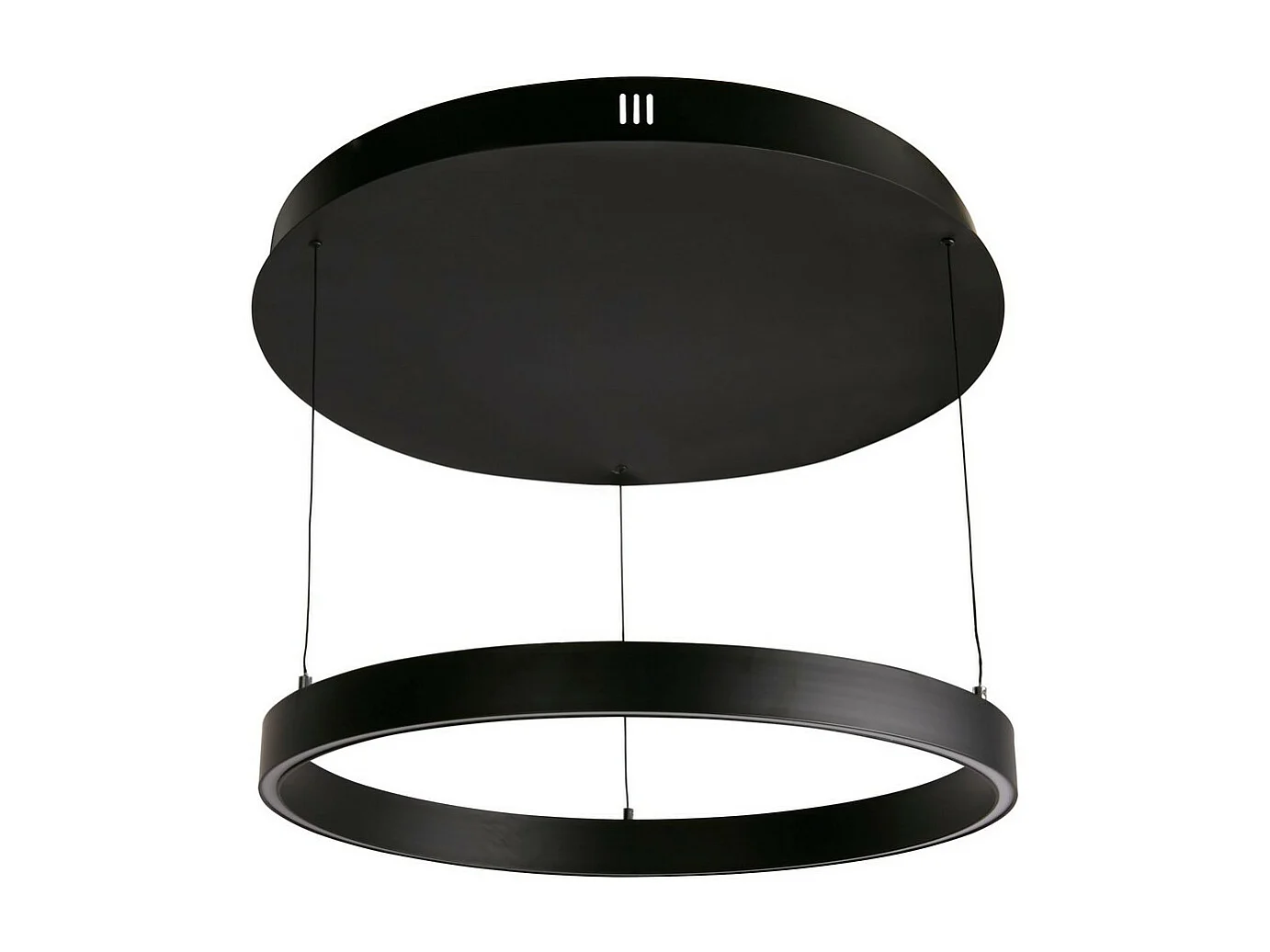 Searchlight Layla Pendente Gesture Control Nero, acrilico opale