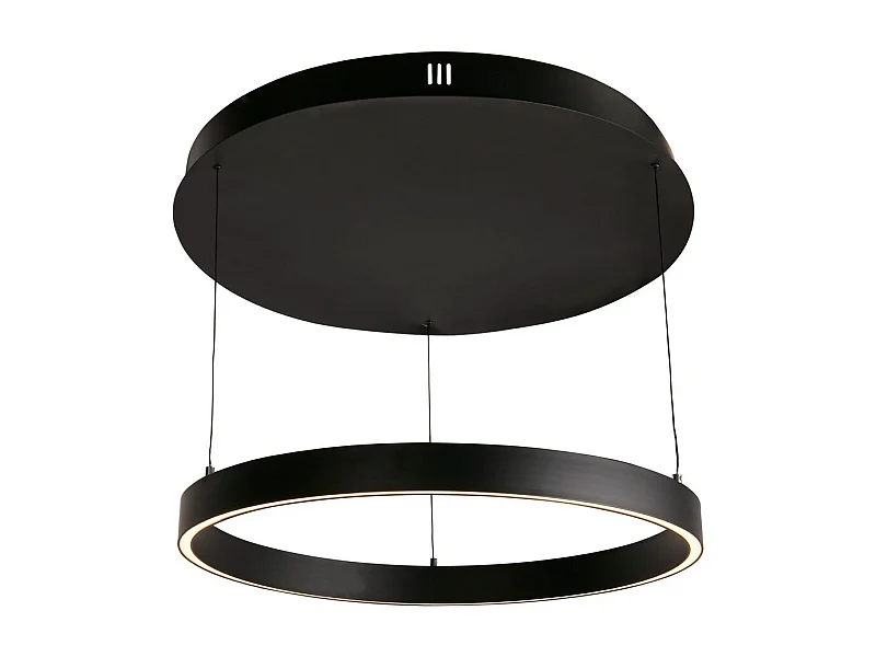 Searchlight Layla Pendente Gesture Control Nero, acrilico opale