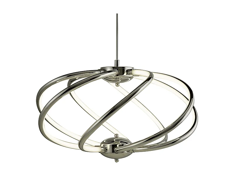Searchlight Bardot - Lampada LED a sospensione sferica da soffitto cromata