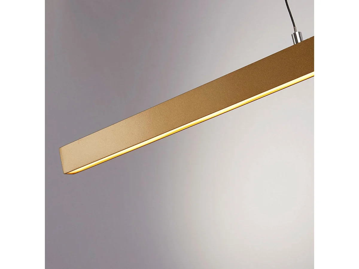 Searchlicht Kelly Anhänger mit Gestensteuerung, Gold, Opalglas