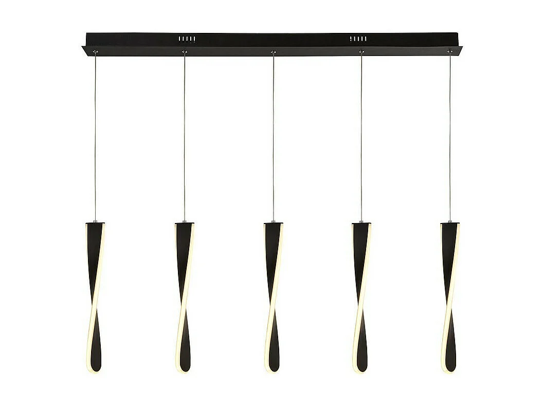 Searchlight PADDLE Led 5 Light Bar Takhnge - Svart